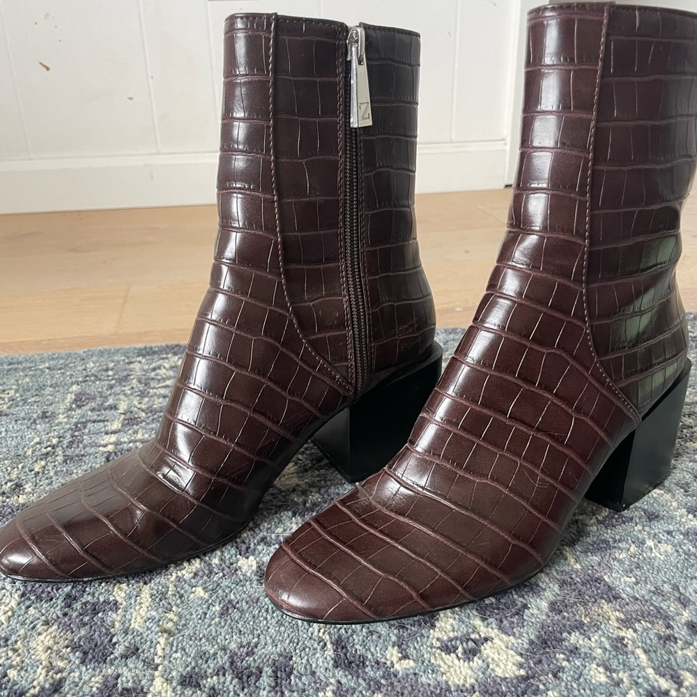 Zara brown booties